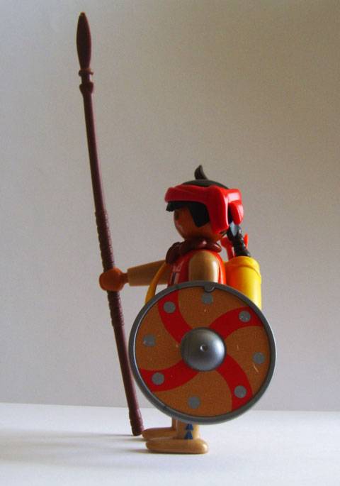 Piel Roja a Caballo de Playmobil.