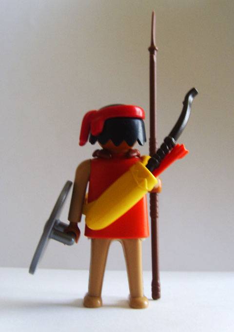 Piel Roja a Caballo de Playmobil.