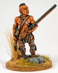 Tribus indias pertenecientes a las 500 Naciones mediante miniaturas met&aacute;licas de 28 mm. 