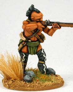 Tribus indias pertenecientes a las 500 Naciones mediante miniaturas met&aacute;licas de 28 mm. 
