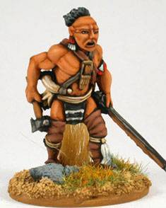 Tribus indias pertenecientes a las 500 Naciones mediante miniaturas met&aacute;licas de 28 mm. 