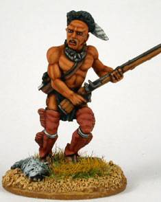 Tribus indias pertenecientes a las 500 Naciones mediante miniaturas met&aacute;licas de 28 mm. 
