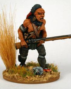 Tribus indias pertenecientes a las 500 Naciones mediante miniaturas met&aacute;licas de 28 mm. 