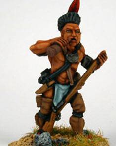 Tribus indias pertenecientes a las 500 Naciones mediante miniaturas met&aacute;licas de 28 mm. 