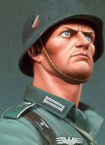 Busto  Soldado de Infanteria Aleman