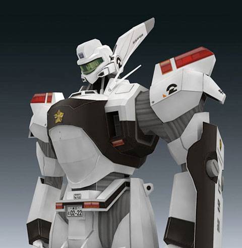 Recortable de Papel del AV-98 Ingram 2 - Patlabor