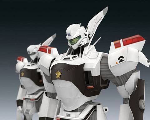 Recortable de Papel del AV-98 Ingram 2 - Patlabor