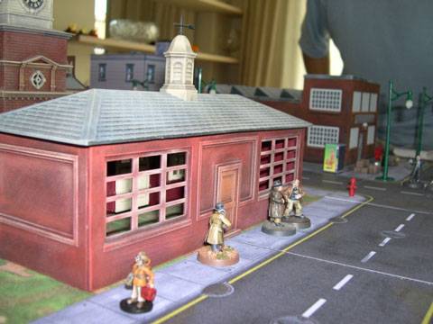 Partida de wargame Zombie Invasion jugada por el grupo Napnuts en Singapur 