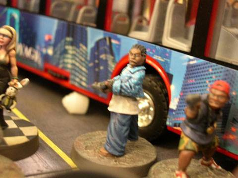 Partida de wargame Zombie Invasion jugada por el grupo Napnuts en Singapur 