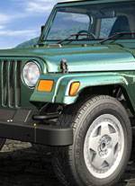 Recortable de Papel de un Jeep Todoterreno. 