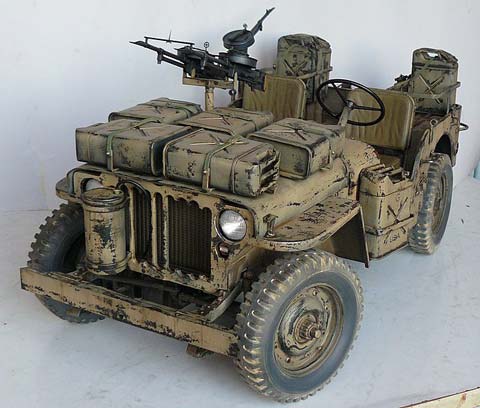 SAS Jeep 4x4 Desert Raider - Escala 1/6