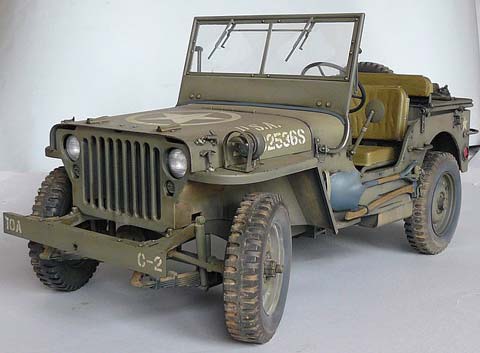 Jeep U.S. 1/4 Ton 4x4 Truck - Escala 1/6