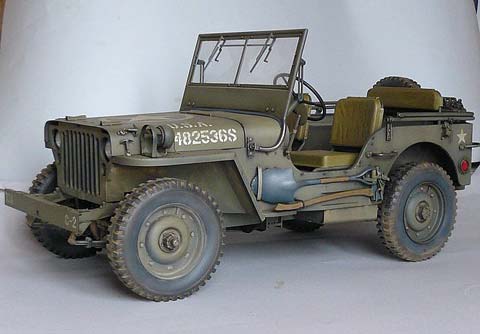 Jeep U.S. 1/4 Ton 4x4 Truck - Escala 1/6