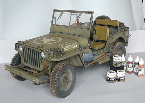Jeep U.S. 1/4 Ton 4x4 Truck - Escala 1/6