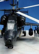 Helicoptero Kamov Ka-50 Hokum en Negro