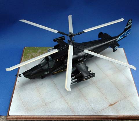 Helicoptero Kamov Ka-50 Hokum en Negro