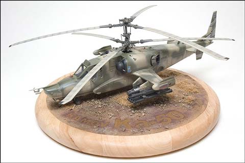 Helicoptero Kamov Ka-50 Hokum en Camuflaje