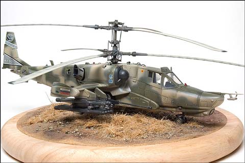 Helicoptero Kamov Ka-50 Hokum en Camuflaje