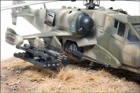 Helicoptero Kamov Ka-50 Hokum en Camuflaje