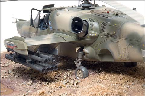 Helicoptero Kamov Ka-50 Hokum en Camuflaje