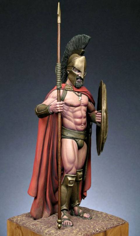 Leonidas Rey de Sparta, 480 B.C.