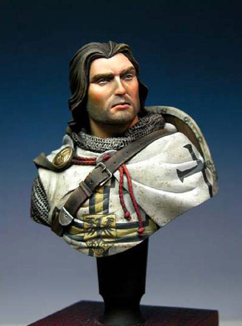 Busto Teutonic Knight - XIV Century. 