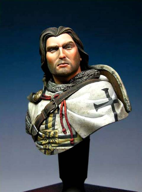 Busto Teutonic Knight - XIV Century. 