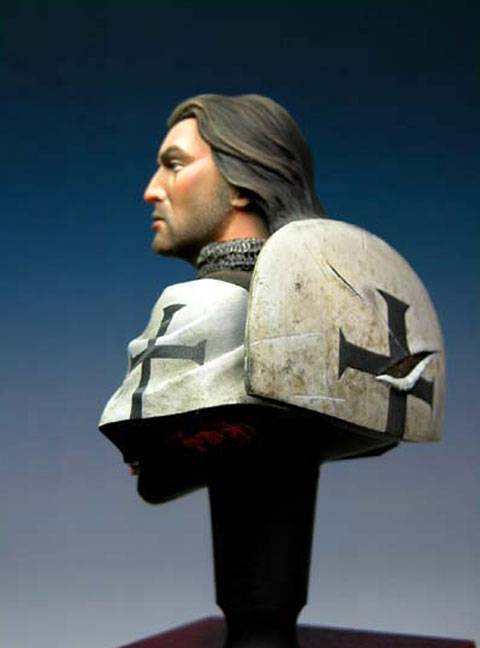 Busto Teutonic Knight - XIV Century. 