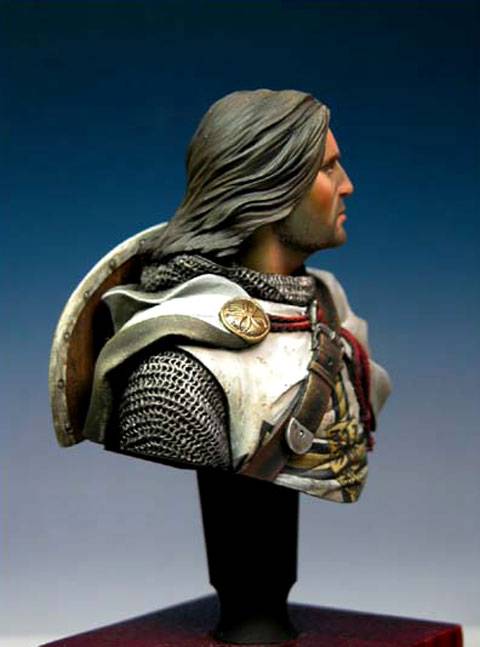 Busto Teutonic Knight - XIV Century. 