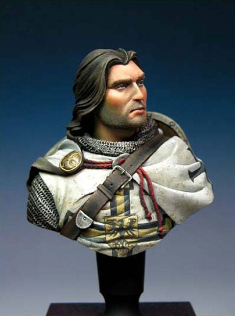 Busto Teutonic Knight - XIV Century. 