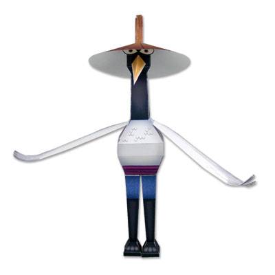Recortable de papel de Master Crane
