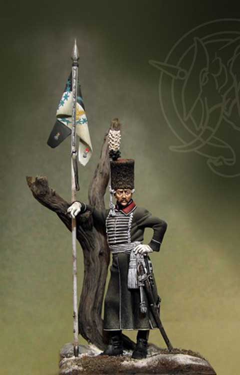 Oficial de Lanceros Bosnio - Prussia 1762