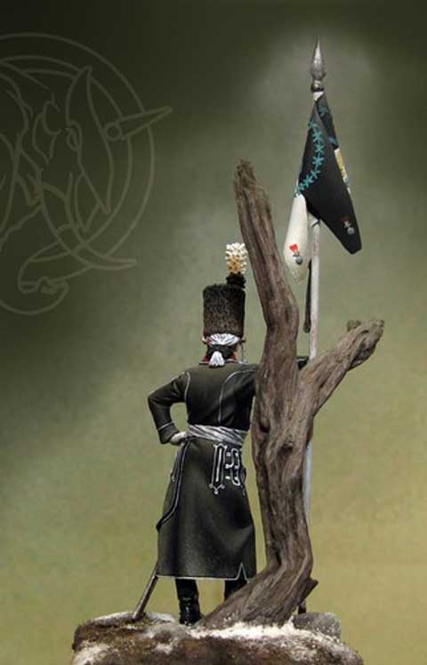 Oficial de Lanceros Bosnio - Prussia 1762