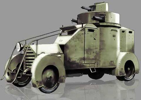 Lancia - IZM de dos torretas