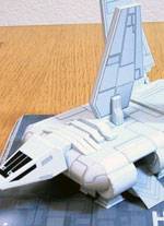 Recortable de Papel de un Imperial Landing Craft de la Saga Star Wars. 