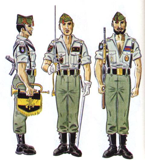 西班牙外籍军团制服图绘