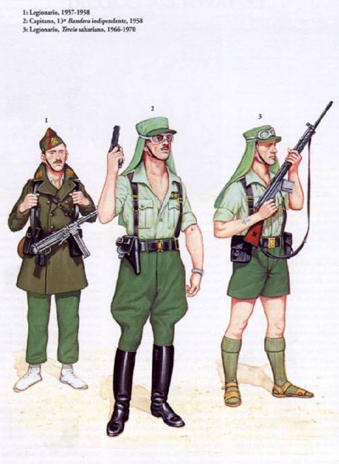 Legionario, Capitan y Legionario de Tercio - La Legion 