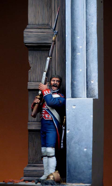 Fusilero Reales Guardias Valonas - Madrid 1808.  