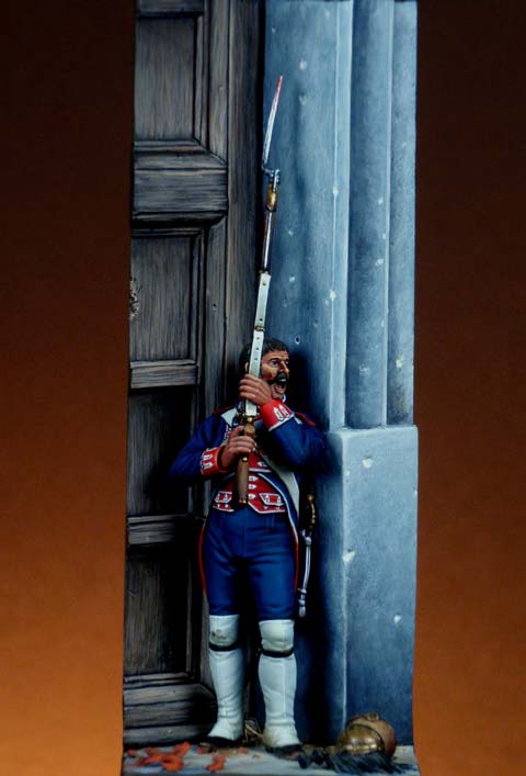Fusilero Reales Guardias Valonas - Madrid 1808.  