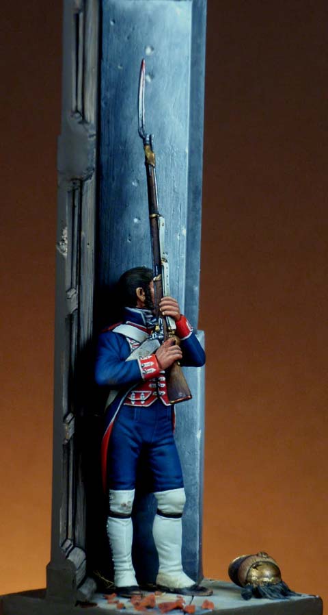 Fusilero Reales Guardias Valonas - Madrid 1808.  