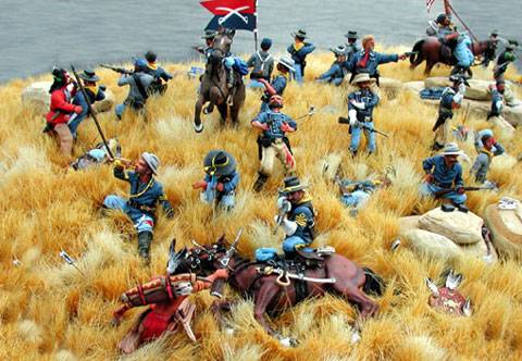 Diorama de La Batalla de Little Big Horn - Montana 1876