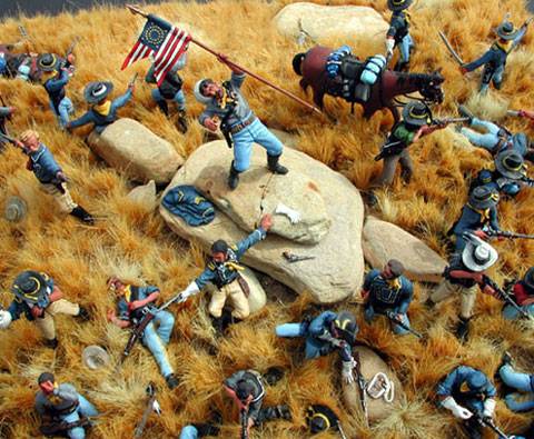 Diorama de La Batalla de Little Big Horn - Montana 1876