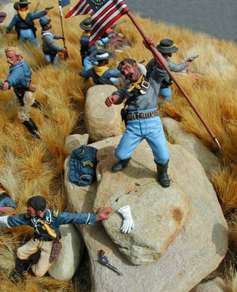 Diorama de La Batalla de Little Big Horn - Montana 1876