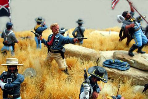 Diorama de La Batalla de Little Big Horn - Montana 1876