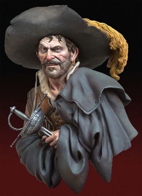 Busto de un Aventurero Saqueador - 1640