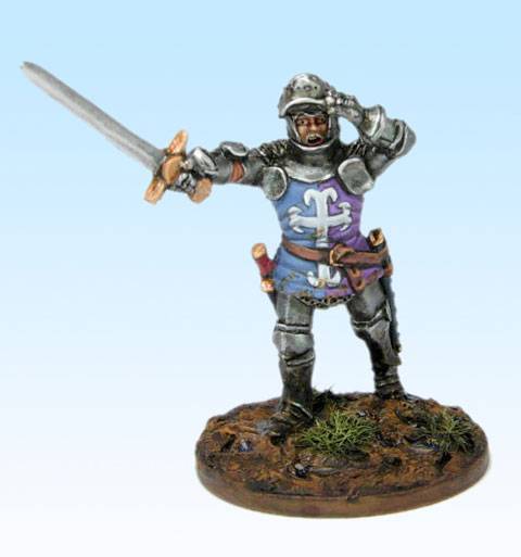 Oficial Frances a pie en Agincourt - 1415 - 28 mm.  