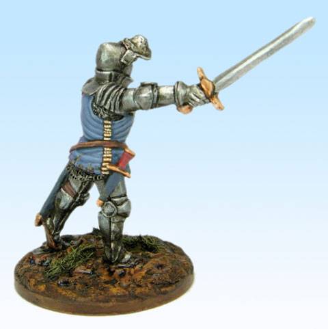 Oficial Frances a pie en Agincourt - 1415 - 28 mm.  