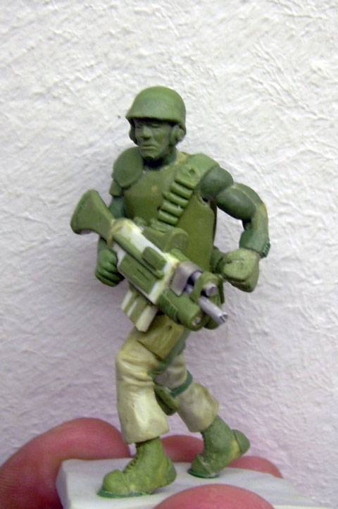 Creacion y Modelado de la figura de un Marine Espacial tipo a los de la pel&iacute;cula Aliens 2