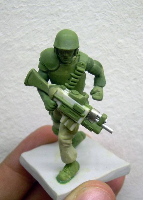 Creacion y Modelado de la figura de un Marine Espacial tipo a los de la pel&iacute;cula Aliens 8