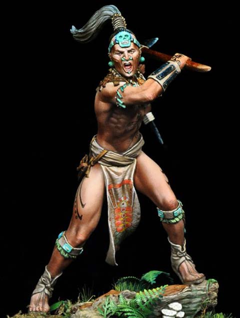 Guerrero Maya Siglo XVI - Escala 75mm